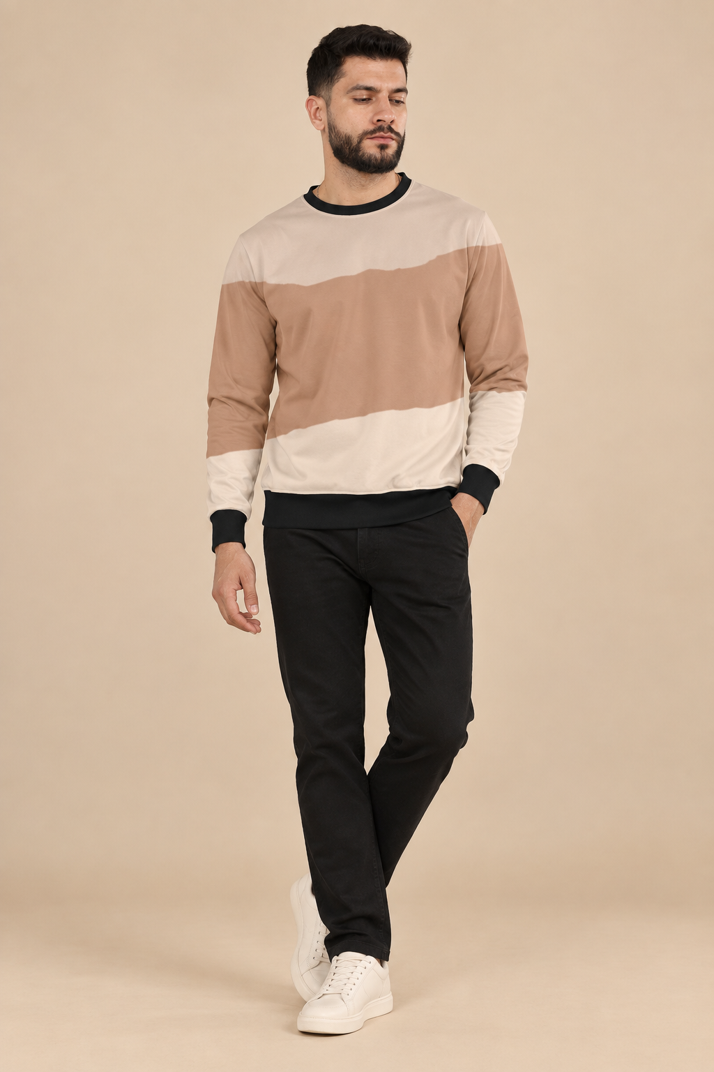 Snuggle Spot Peach Cream Unisex Sweatshirt