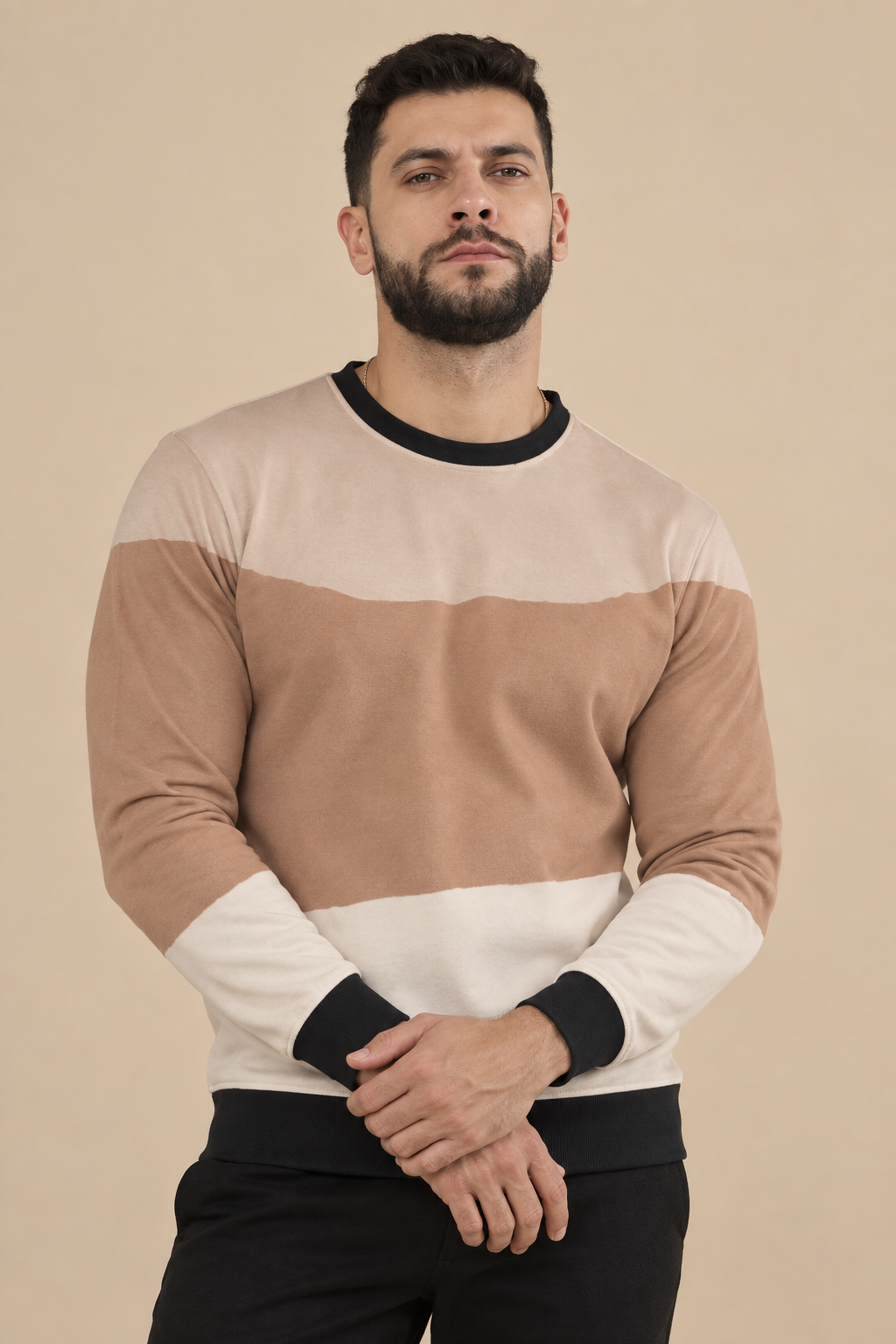 Snuggle Spot Peach Cream Unisex Sweatshirt