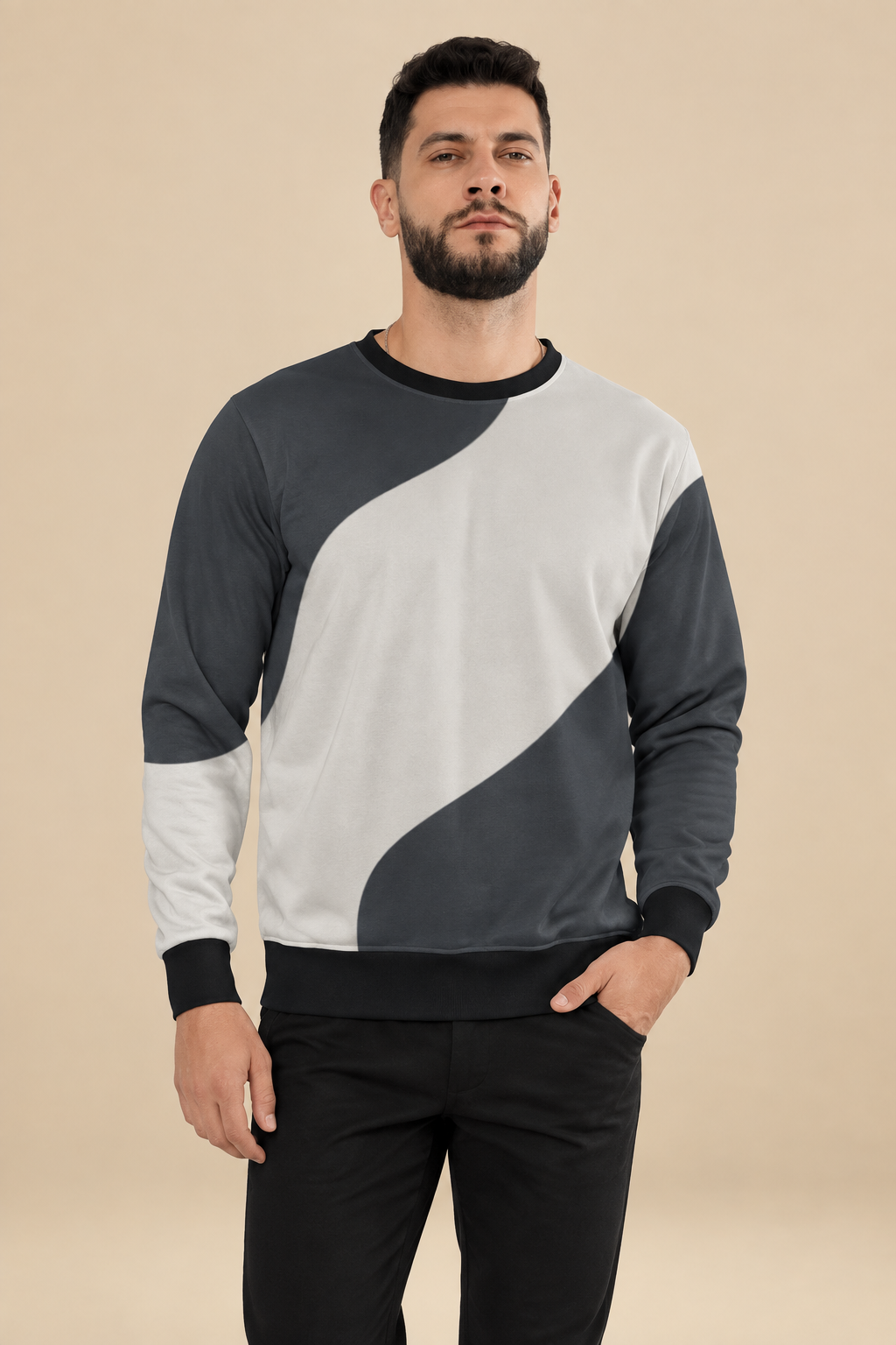 Snuggle Spot Monogram Elegance Unisex Sweatshirt