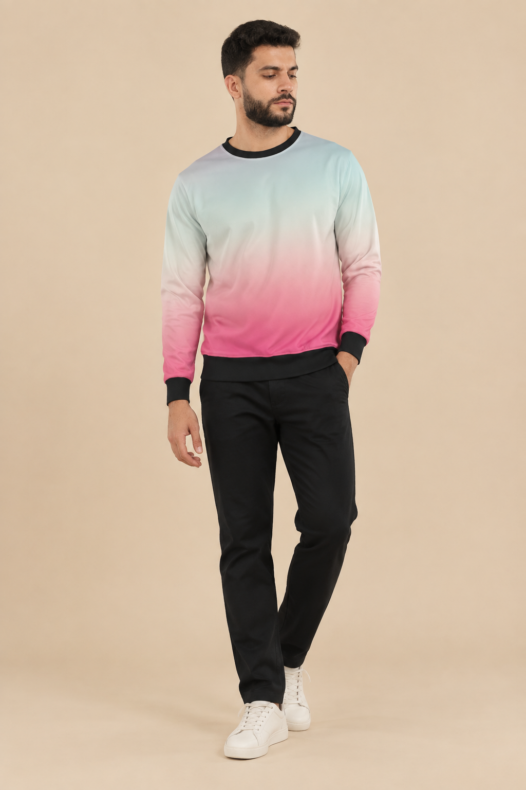 Snuggle Spot Crimson Grey Azure Unisex Sweatshirt