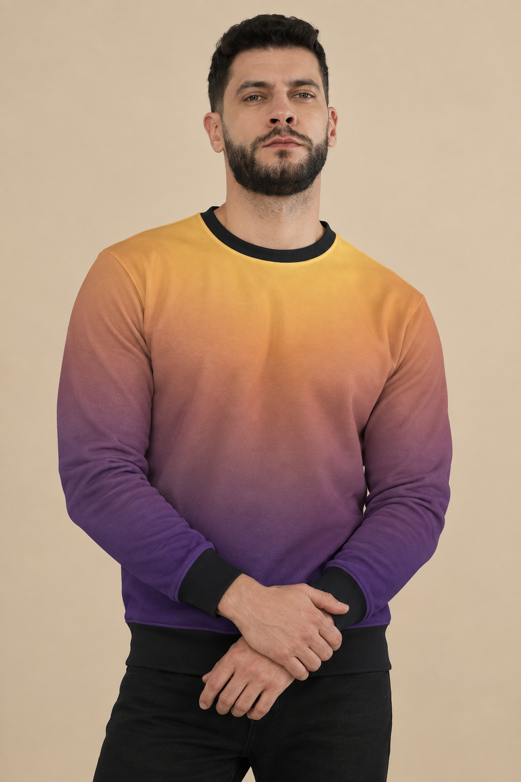 Snuggle Spot Dark Purple Pink Unisex Sweatshirt