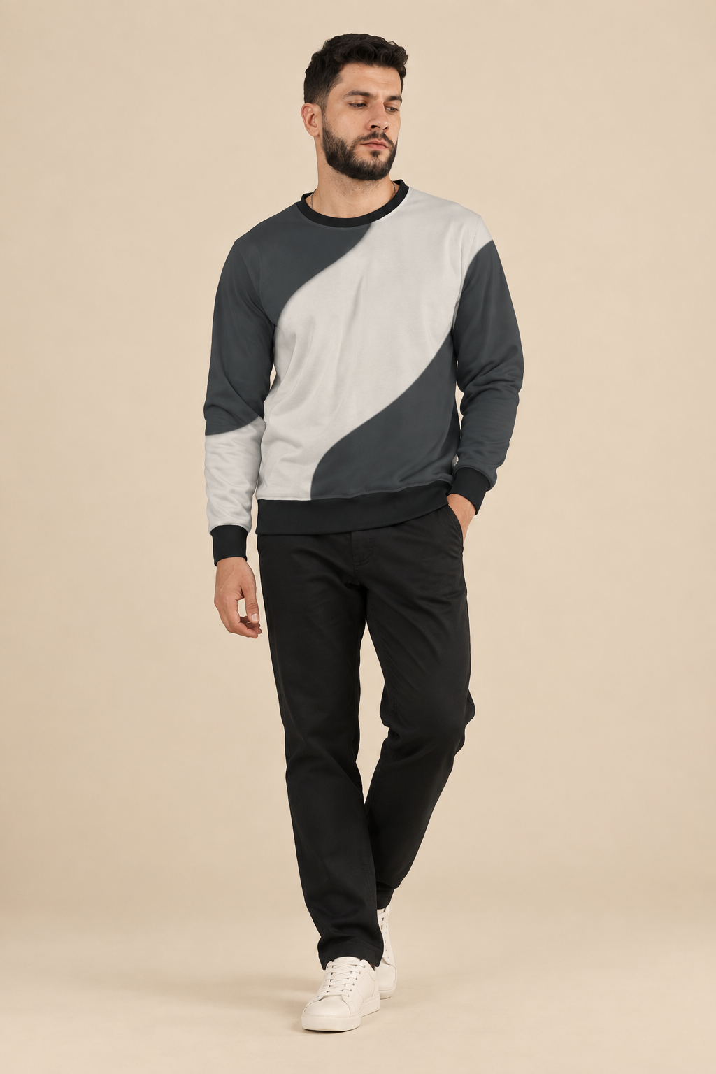 Snuggle Spot Monogram Elegance Unisex Sweatshirt