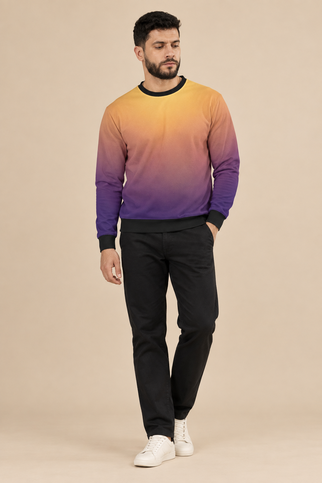 Snuggle Spot Dark Purple Pink Unisex Sweatshirt