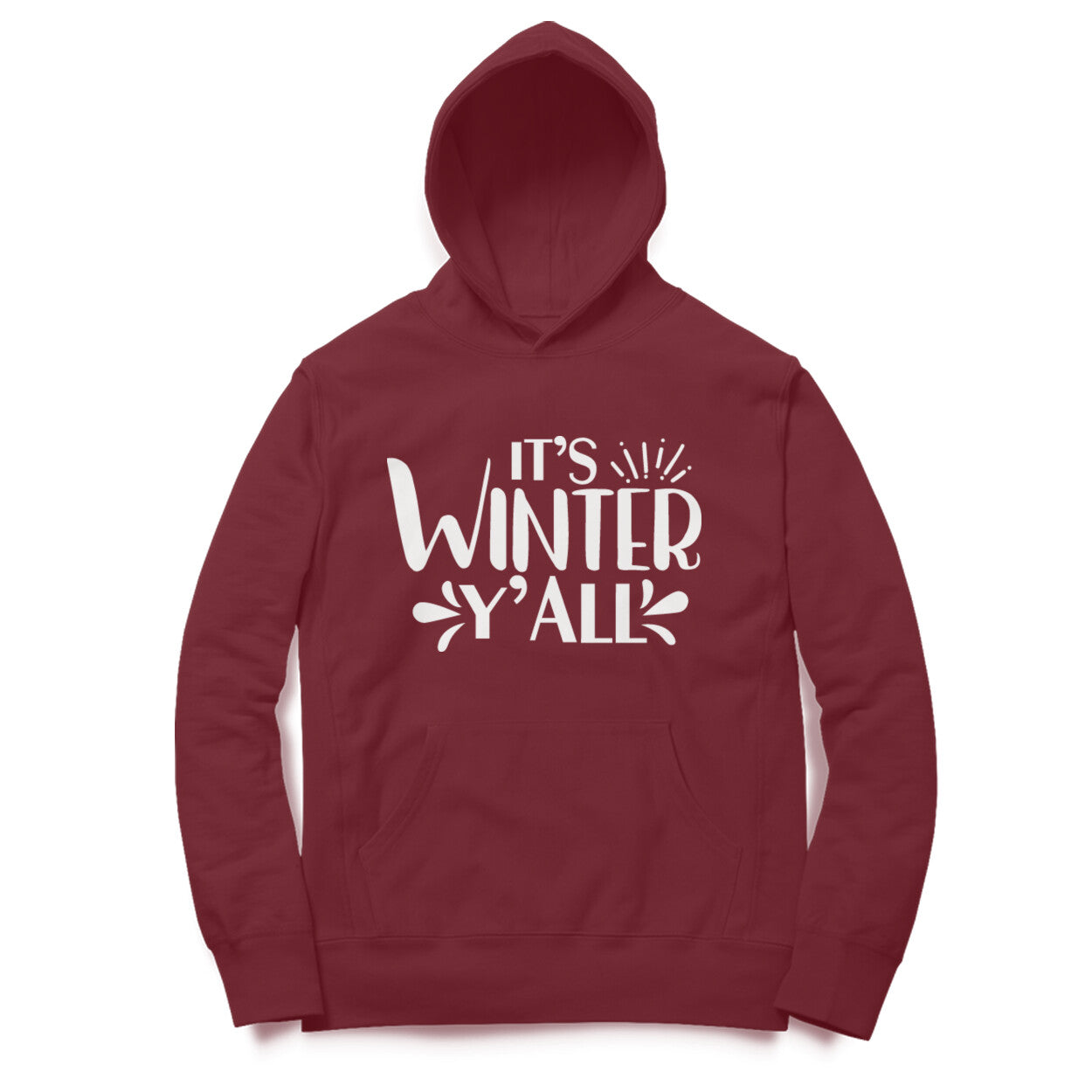 Its Winter Y All Darker Shade Hoodie for Women