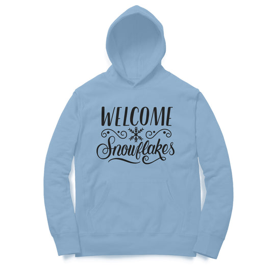 Welcome Snowflakes Hoodie for Women