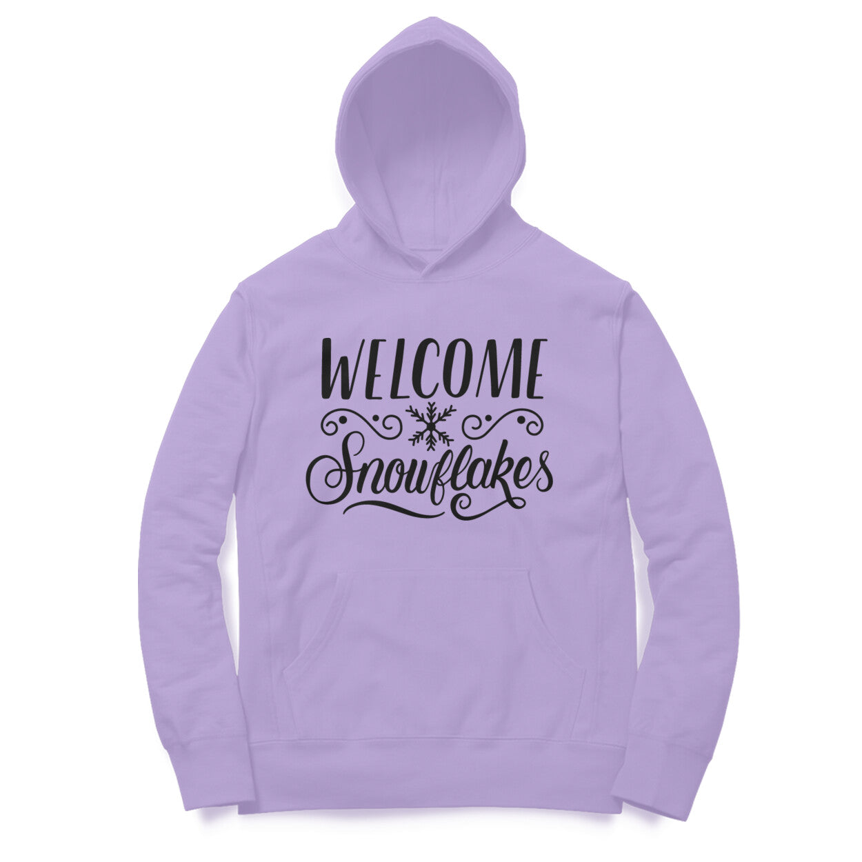 Welcome Snowflakes Hoodie for Women