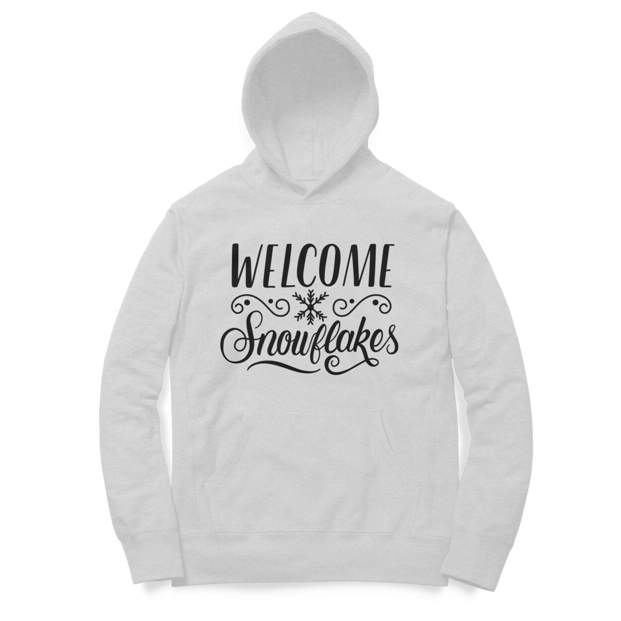 Welcome Snowflakes Hoodie for Women