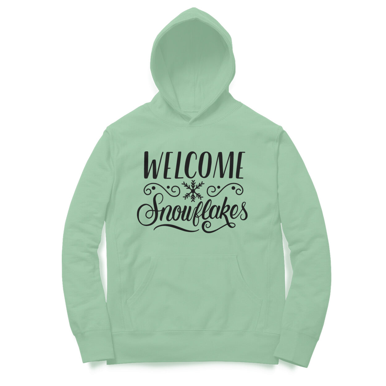 Welcome Snowflakes Hoodie for Women