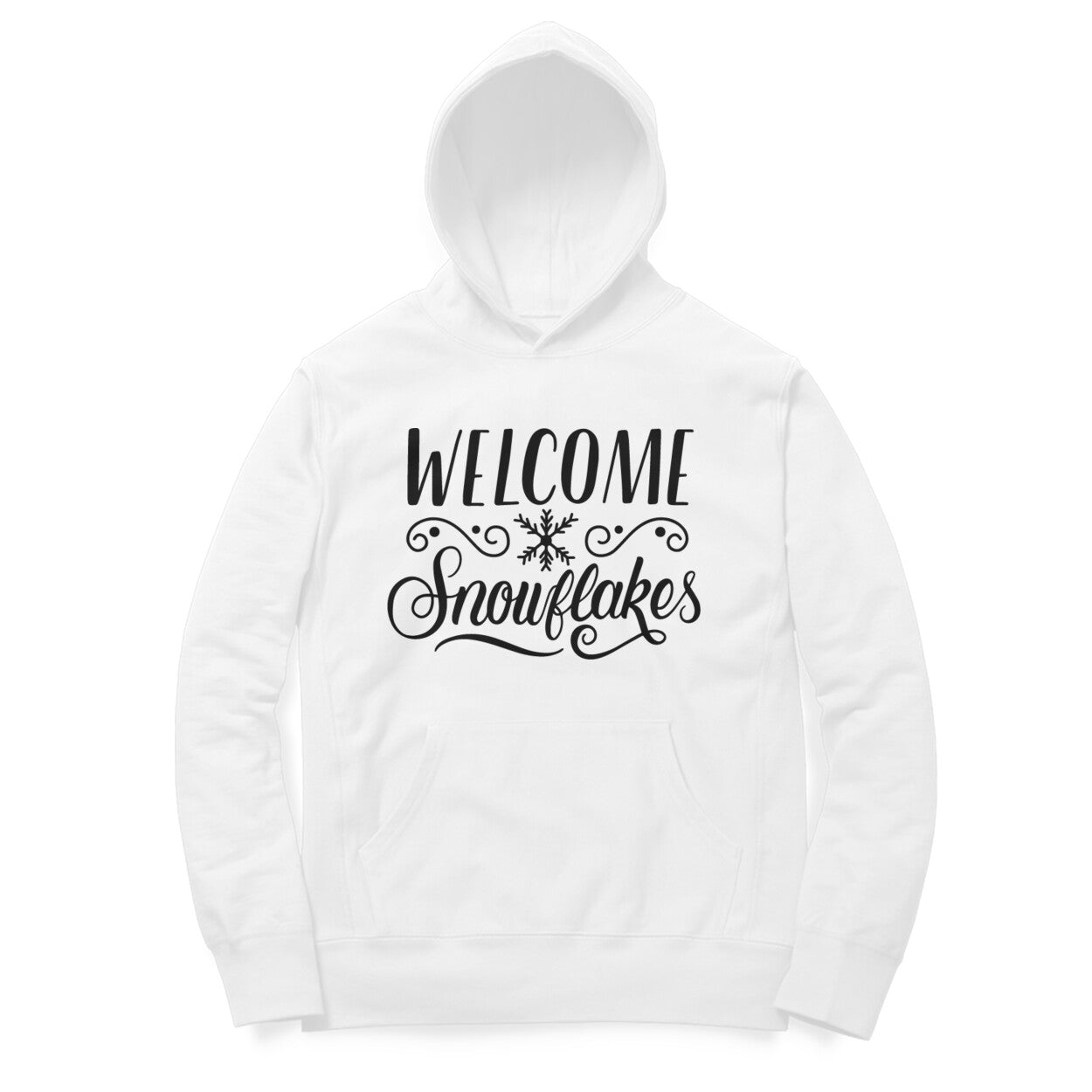 Welcome Snowflakes Hoodie for Women