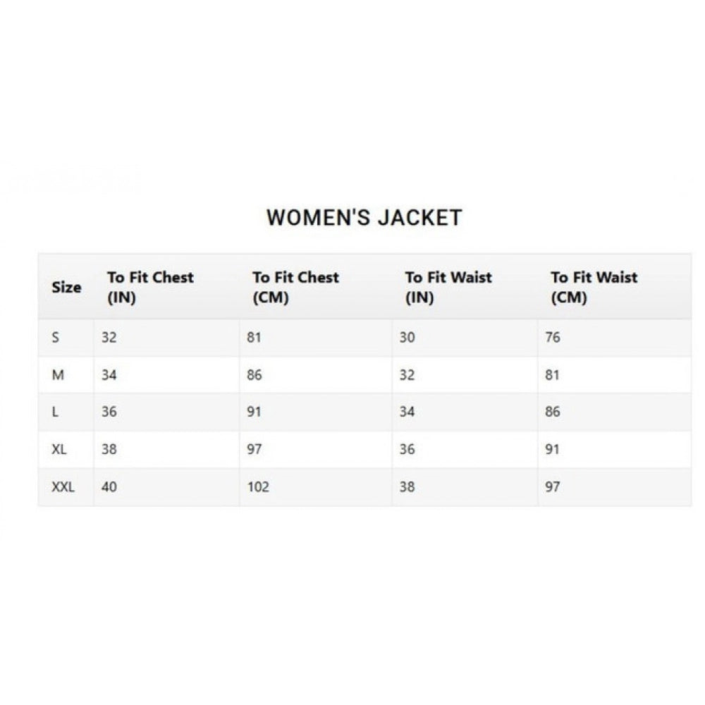Snuggle Spot Women's Denim Washed Long Sleeves Jacket (Blue)