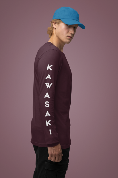 Merlot Color Men's Bike Rider T-shirt