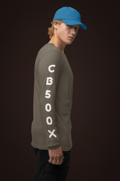 Grey Brown Men's Bike Rider T-shirt