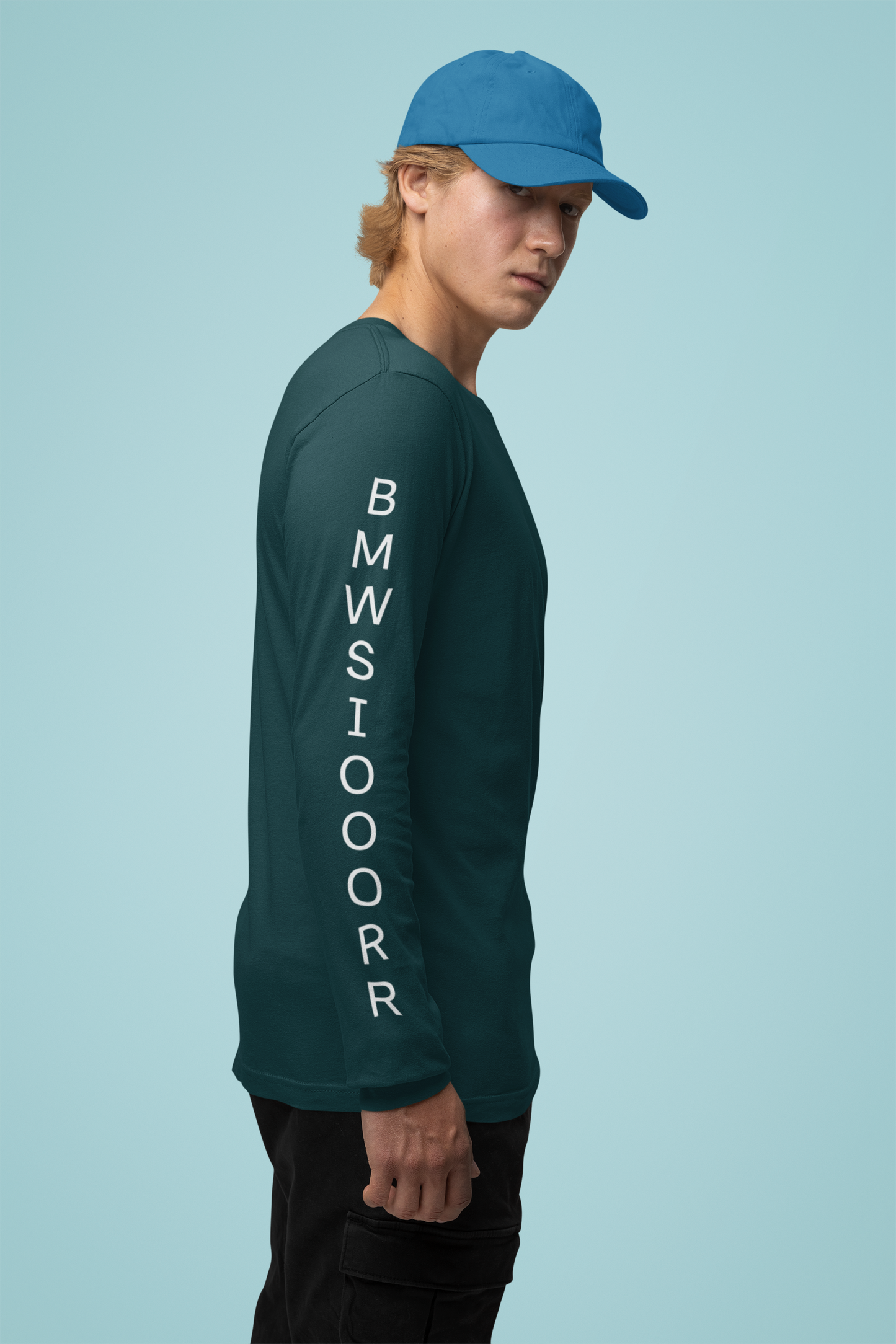 Petrol Blue Men's Bike Rider T-shirt