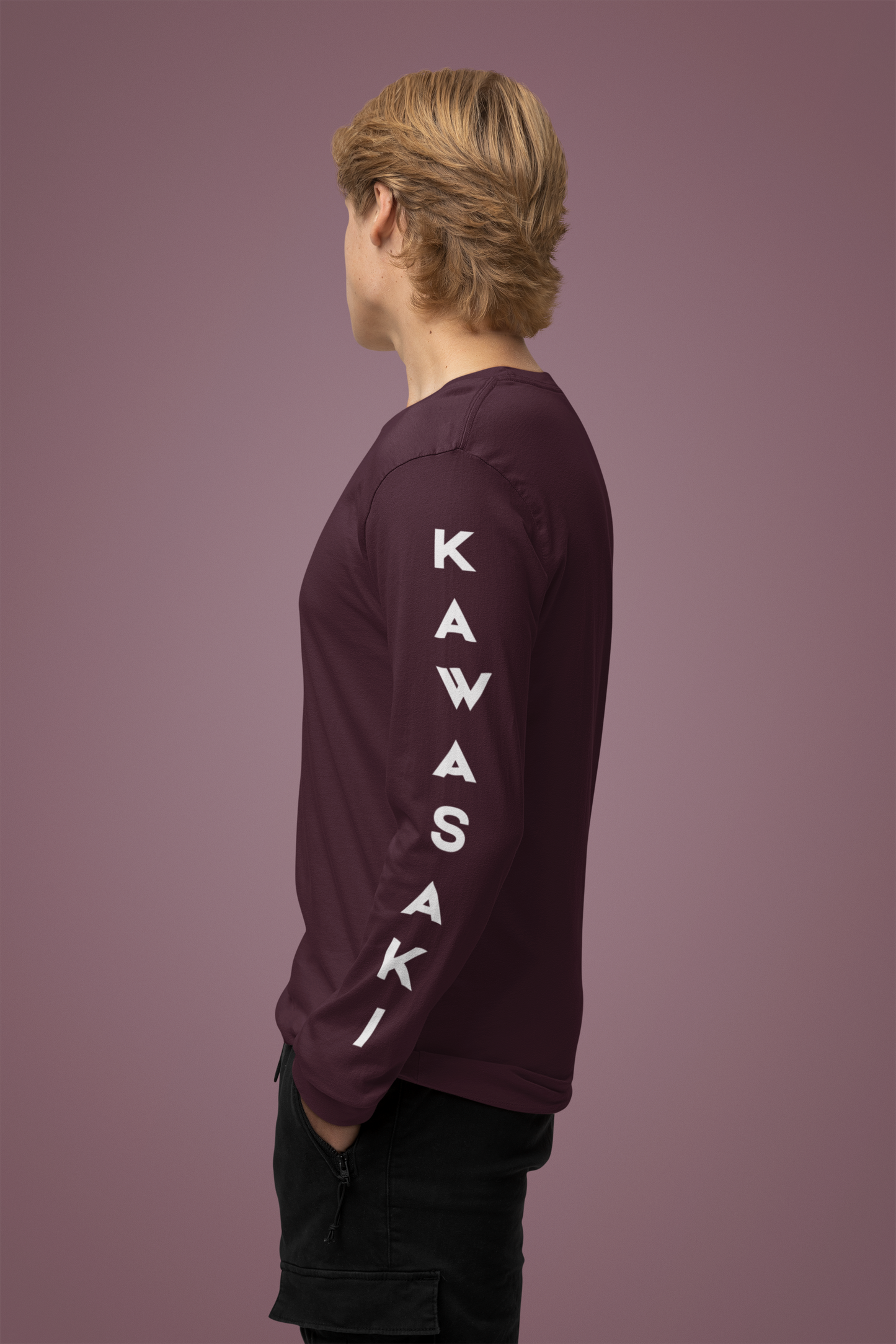 Merlot Color Men's Bike Rider T-shirt